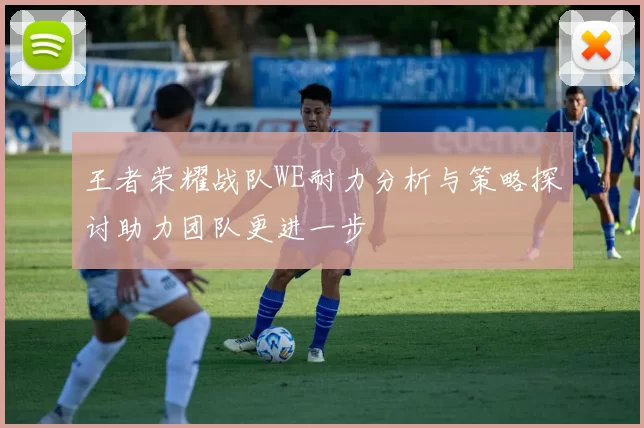 王者荣耀战队WE耐力分析与策略探讨助力团队更进一步