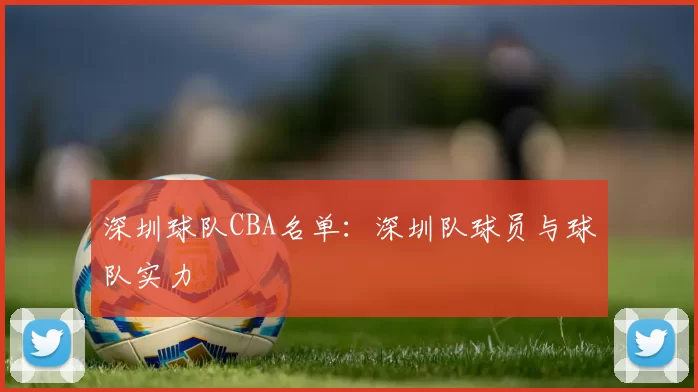 深圳球队CBA名单：深圳队球员与球队实力